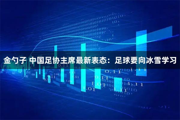 金勺子 中国足协主席最新表态：足球要向冰雪学习