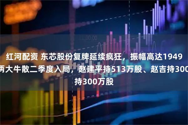 红河配资 东芯股份复牌延续疯狂，振幅高达1949%，两大牛散二季度入局，赵建平持513万股、赵吉持300万股